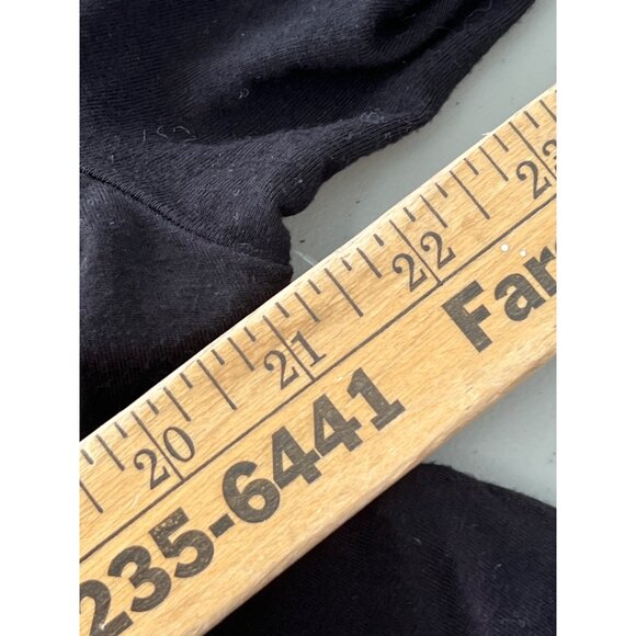 Pebble and Stone Waterfall Cardigan Women 1X Black Mixed Media Chiffon Classic - Picture 6 of 9